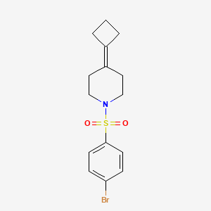1-(4-Bromophenyl)sulfonyl-4-cyclobutylidenepiperidine