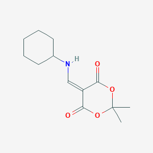 5-[(Cyclohexylamino)methylidene]-2,2-dimethyl-1,3-dioxane-4,6-dione