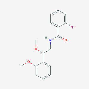2-fluoro-N-(2-methoxy-2-(2-methoxyphenyl)ethyl)benzamide