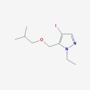 1-ethyl-4-iodo-5-(isobutoxymethyl)-1H-pyrazole
