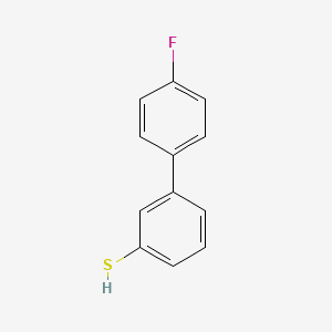molecular formula C12H9FS B2712194 3-(4-氟苯基)硫代吡喃 CAS No. 141106-53-8