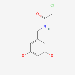 molecular formula C11H14ClNO3 B2712215 2-chloro-N-(3,5-dimethoxybenzyl)acetamide CAS No. 65836-73-9