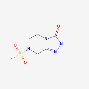 2-Methyl-3-oxo-6,8-dihydro-5H-[1,2,4]triazolo[4,3-a]pyrazine-7-sulfonyl fluoride