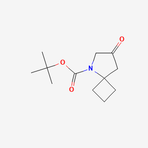molecular formula C12H19NO3 B2712264 Tert-butyl 7-oxo-5-azaspiro[3.4]octane-5-carboxylate CAS No. 2168075-35-0