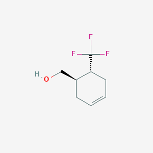 molecular formula C8H11F3O B2712334 [(1R,6R)-6-(三氟甲基)环己-3-烯-1-基]甲醇 CAS No. 2253639-23-3