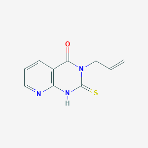 molecular formula C10H9N3OS B2712373 3-allyl-2-mercaptopyrido[2,3-d]pyrimidin-4(3H)-one CAS No. 92663-26-8