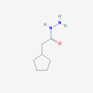 molecular formula C7H14N2O B2712402 2-Cyclopentylacetohydrazide CAS No. 20287-25-6