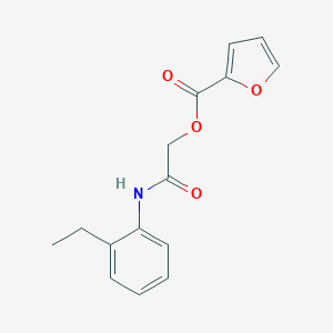 2-(2-Ethylanilino)-2-oxoethyl 2-furoate