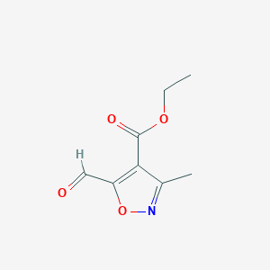 B2712424 Ethyl 5-formyl-3-methylisoxazole-4-carboxylate CAS No. 129663-12-3