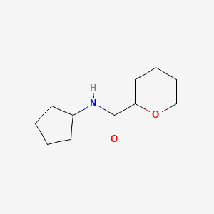 N-cyclopentyloxane-2-carboxamide