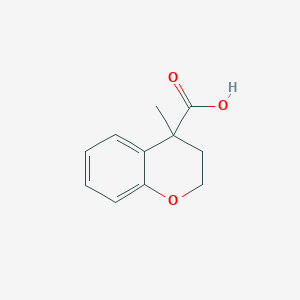 molecular formula C11H12O3 B2712447 4-Methyl-4-chromanecarboxylic acid CAS No. 113967-26-3