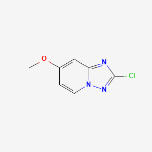 molecular formula C7H6ClN3O B2712475 2-Chloro-7-methoxy-[1,2,4]triazolo[1,5-a]pyridine CAS No. 1551177-88-8