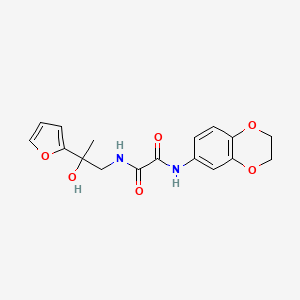 N1-(2,3-dihydrobenzo[b][1,4]dioxin-6-yl)-N2-(2-(furan-2-yl)-2-hydroxypropyl)oxalamide