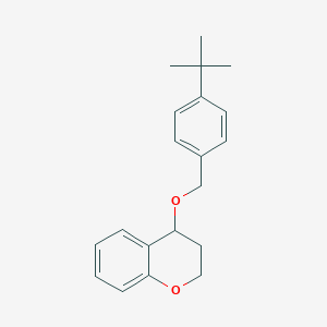 molecular formula C20H24O2 B2712515 4-{[4-(叔丁基)苄氧基}香豆素 CAS No. 866155-71-7