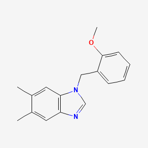 1-(2-methoxybenzyl)-5,6-dimethyl-1H-benzimidazole