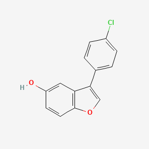 3-(4-Chlorophenyl)-1-benzofuran-5-ol