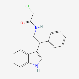 2-chloro-N-[2-(1H-indol-3-yl)-2-phenylethyl]acetamide