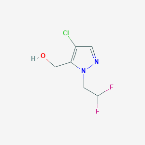 [4-Chloro-1-(2,2-difluoroethyl)-1H-pyrazol-5-yl]methanol