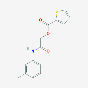 molecular formula C14H13NO3S B271257 2-Oxo-2-(3-toluidino)ethyl 2-thiophenecarboxylate 