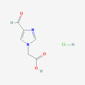 2-(4-Formyl-1H-imidazol-1-yl)acetic acid