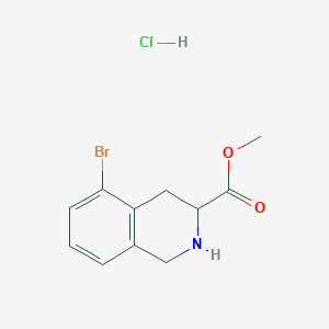 Methyl 5-bromo-1,2,3,4-tetrahydroisoquinoline-3-carboxylate hydrochloride