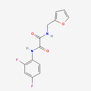 N'-(2,4-difluorophenyl)-N-(furan-2-ylmethyl)oxamide