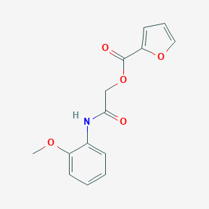 2-(2-Methoxyanilino)-2-oxoethyl 2-furoate
