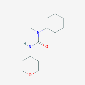 1-cyclohexyl-1-methyl-3-(tetrahydro-2H-pyran-4-yl)urea