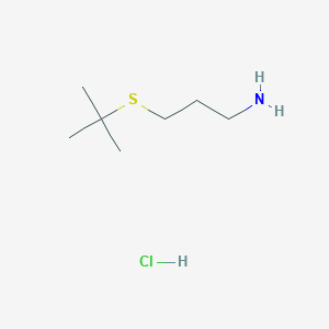 3-Tert-butylsulfanylpropan-1-amine;hydrochloride