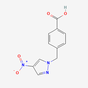 4-[(4-Nitro-1H-pyrazol-1-yl)methyl]benzoic acid