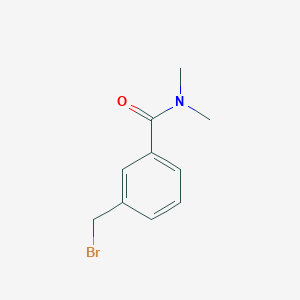 molecular formula C10H12BrNO B2712729 3-(Bromomethyl)-N,N-dimethylbenzamide CAS No. 558465-92-2