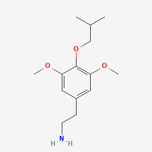molecular formula C14H23NO3 B2712750 4-Isobutoxy-3,5-dimethoxyphenethylamine CAS No. 501700-05-6