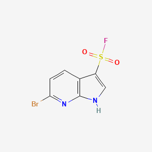 6-Bromo-1H-pyrrolo[2,3-b]pyridine-3-sulfonyl fluoride