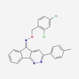 3-(4-methylphenyl)-5H-indeno[1,2-c]pyridazin-5-one O-(2,4-dichlorobenzyl)oxime