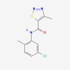 N-(5-chloro-2-methylphenyl)-4-methyl-1,2,3-thiadiazole-5-carboxamide