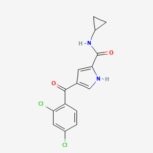 N-cyclopropyl-4-(2,4-dichlorobenzoyl)-1H-pyrrole-2-carboxamide