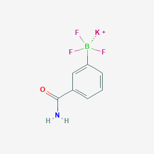 molecular formula C7H6BF3KNO B2712860 Potassium (3-carbamoylphenyl)trifluoroborate CAS No. 1323952-09-5