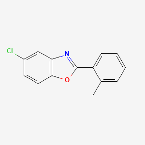 5-Chloro-2-(2-methylphenyl)-1,3-benzoxazole