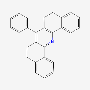 7-Phenyl-5,6,8,9-tetrahydrodibenz(C,H)acridine