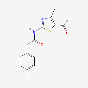 N-(5-acetyl-4-methylthiazol-2-yl)-2-(p-tolyl)acetamide