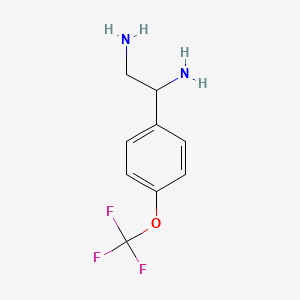 1-(4-Trifluoromethoxy-phenyl)-ethane-1,2-diamine