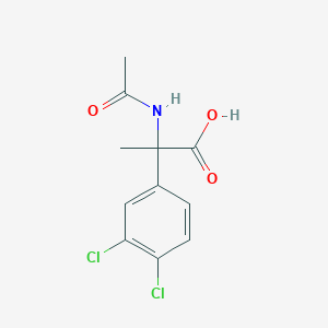 2-(3,4-Dichlorophenyl)-2-acetamidopropanoic acid