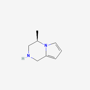 molecular formula C8H12N2 B2712939 (R)-4-甲基-1,2,3,4-四氢吡咯并[1,2-a]吡嗪 CAS No. 2230789-85-0