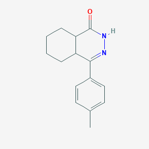 molecular formula C15H18N2O B271298 4-(4-methylphenyl)-4a,5,6,7,8,8a-hexahydro-1(2H)-phthalazinone 