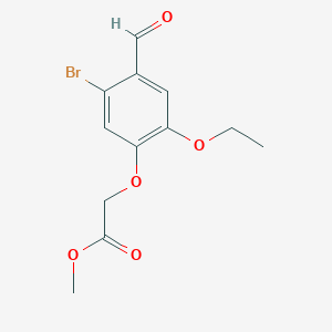 Methyl (5-bromo-2-ethoxy-4-formylphenoxy)acetate