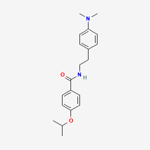 molecular formula C20H26N2O2 B2712998 N-(4-(dimethylamino)phenethyl)-4-isopropoxybenzamide CAS No. 953243-36-2