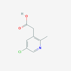 2-(5-Chloro-2-methylpyridin-3-yl)acetic acid
