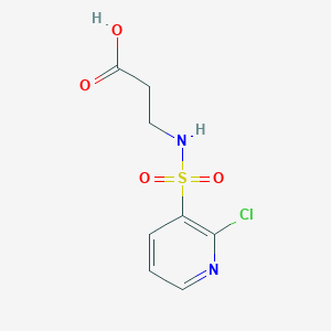 3-(2-Chloropyridine-3-sulfonamido)propanoic acid