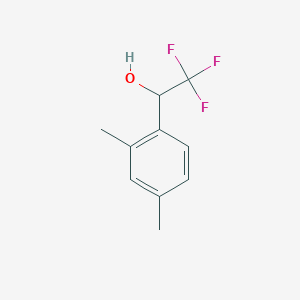 molecular formula C10H11F3O B2713040 1-(2,4-Dimethylphenyl)-2,2,2-trifluoroethan-1-ol CAS No. 1000783-73-2
