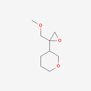 molecular formula C9H16O3 B2713073 3-[2-(Methoxymethyl)oxiran-2-yl]oxane CAS No. 2248366-14-3